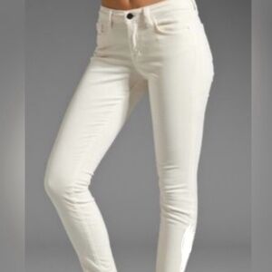 NWT J Brand Cream Soft Stretch Corduroy 912 Pencil Leg Pant Letting  Size 27
